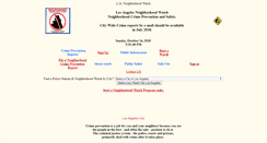 Desktop Screenshot of laneighborhoodwatch.com